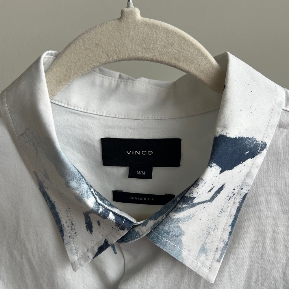 Vince Watercolour Print Shirt - Picture 5 of 10